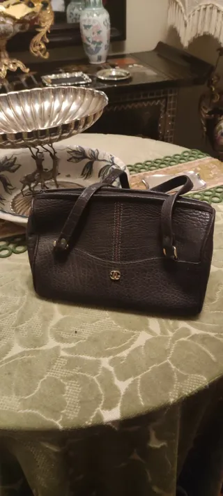 Bolso de mano mujer negro y rojo