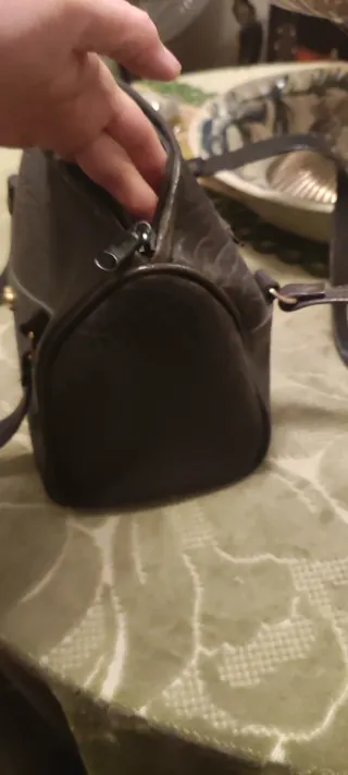 Bolso de mano mujer negro y rojo