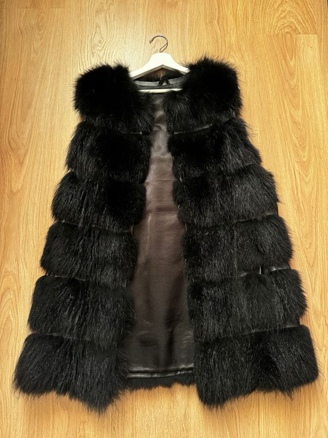 Chaleco Zorro Ártico Natural Negro