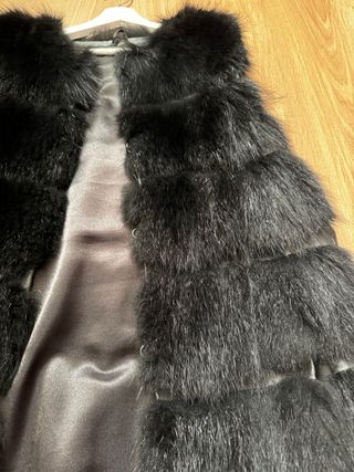 Chaleco Zorro Ártico Natural Negro