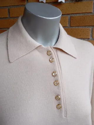 Jersey lana vintage beige