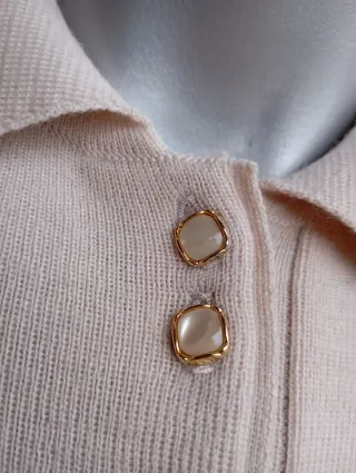 Jersey lana vintage beige