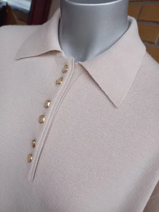 Jersey lana vintage beige