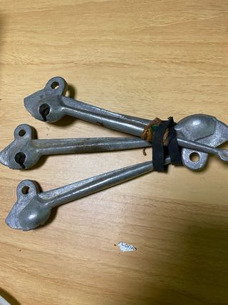 Manetas moto clásica aluminio