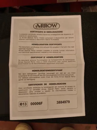 Catalizador Arrow X-Kone Honda CRF 300