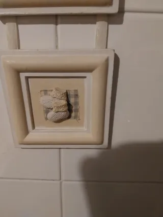 Set 3 Quadretti Legno Beige