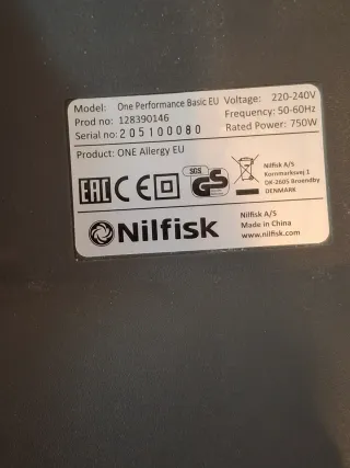 Aspiradora Nilfisk ONE Allergy HEPA