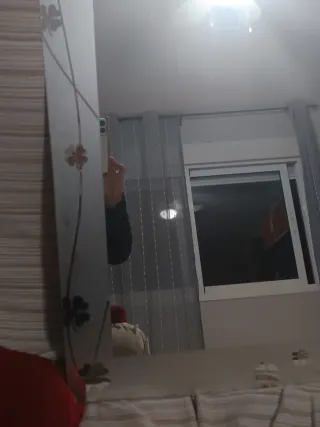 Espejo decorativo con flores