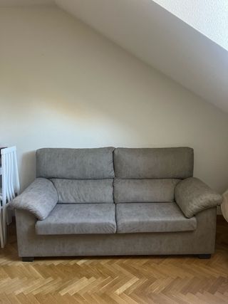 Sofá de 2 plazas gris