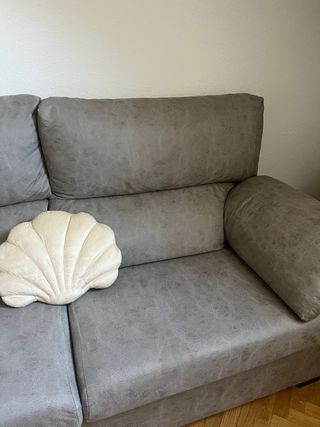 Sofá de 2 plazas gris