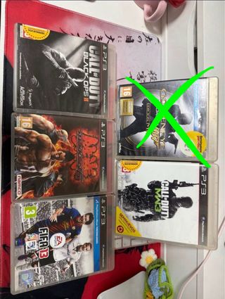 Lote 4 Juegos PS3: Call of Duty, FIFA,