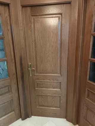 Puertas de roble macizo