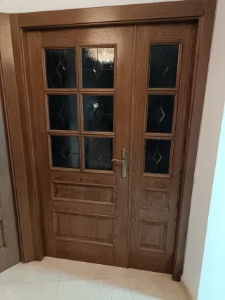 Puertas de roble macizo