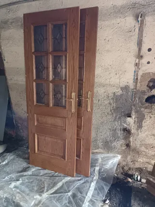 Puertas de roble macizo