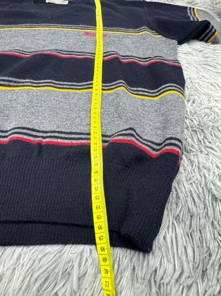 Maglione WISPER righe navy & grigio
