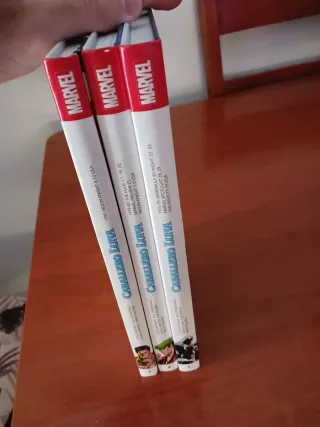 Biblioteca marvel caballero luna 1,2 y 3