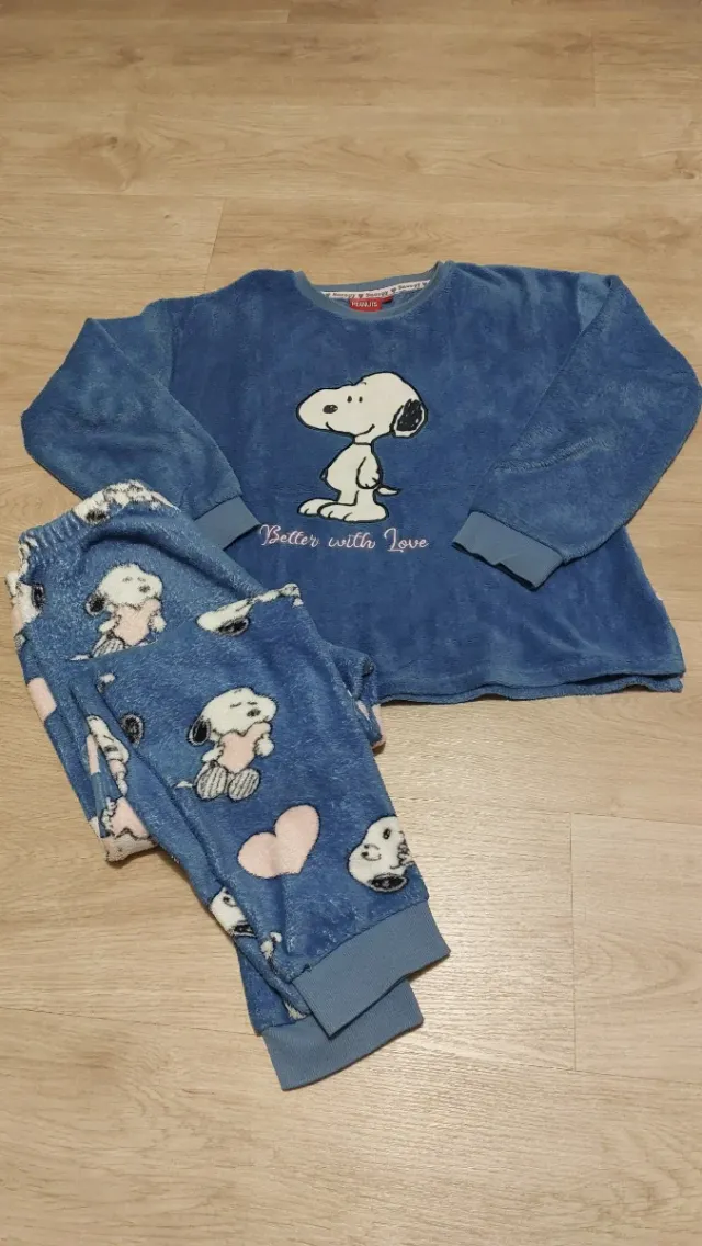 Pijama polar Snoopy Talla 12 años
