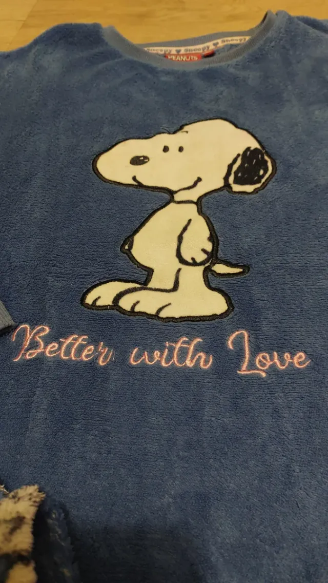 Pijama polar Snoopy Talla 12 años