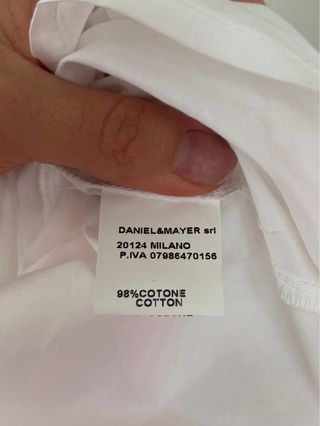Blusa de algodón de Daniel & Mayer