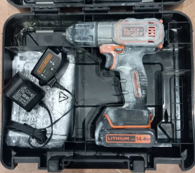 Taladro/destornillador Black+Decker 14,4V AutoSens