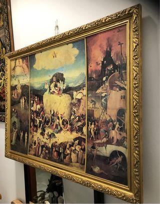 Cuadro antiguo El Jardín de las Delicias