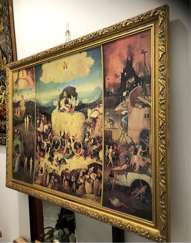 Cuadro antiguo El Jardín de las Delicias