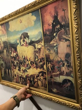 Cuadro antiguo El Jardín de las Delicias