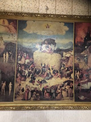 Cuadro antiguo El Jardín de las Delicias