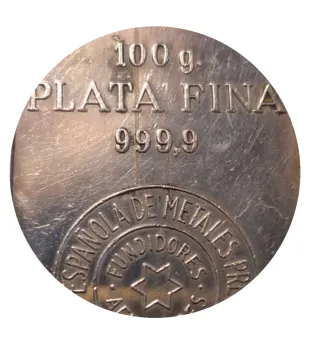 Chollo PLATA!! 100 g. Moneda de Plata 999.9. Spot.