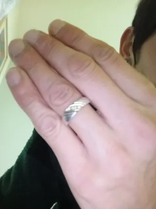 Anillo Plata 925 y Oro 18k Talla 15