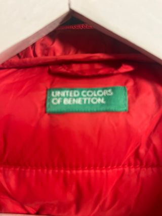 Chaleco Benetton niñ@ rojo
