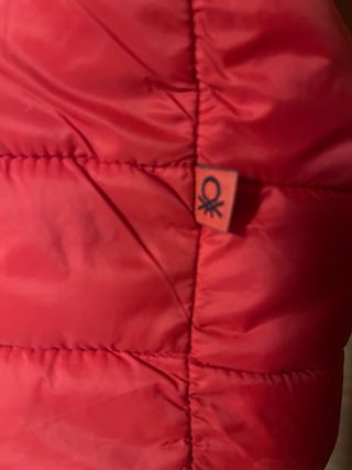 Chaleco Benetton niñ@ rojo
