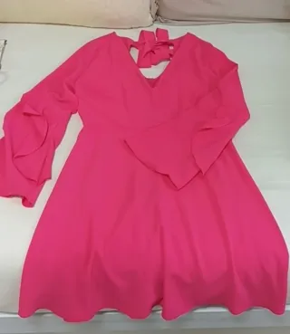 Vestido rosa fluido Primark Talla 42