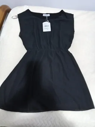 Vestido corto negro INSIDE talla única