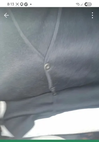 Chaleco negro de punto