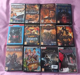 Lote 12 Juegos PC Precintados