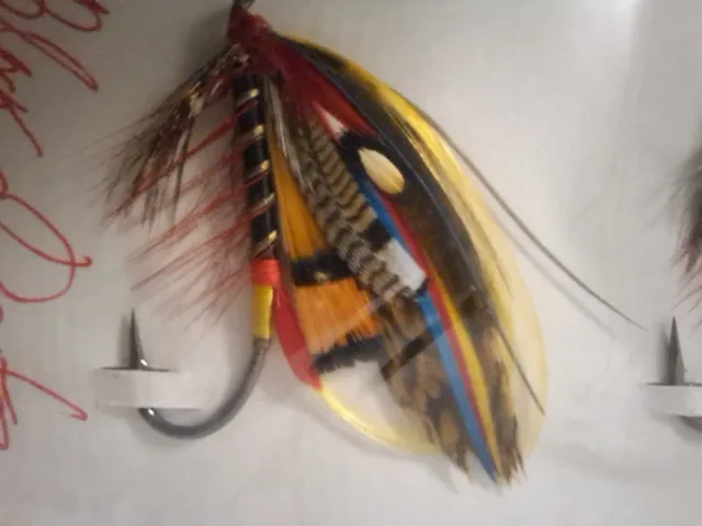 Mosca Salmón Atado Artesanal Black doctor #1