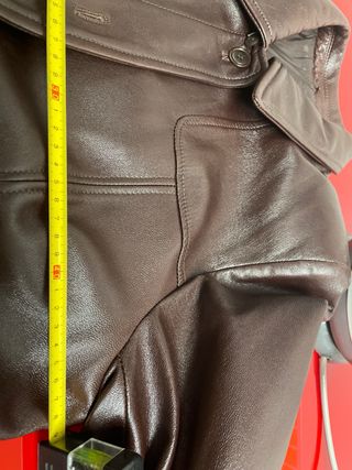 Abrigo Piel Vintage Tintoretto Marrón