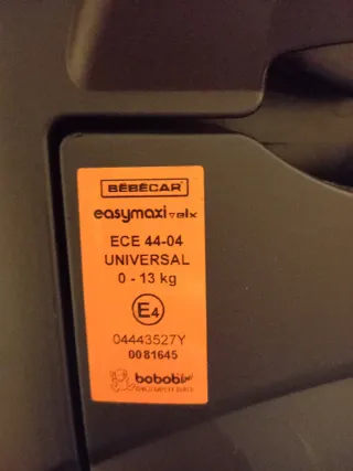 Silla de coche Bebeconfort giratoria