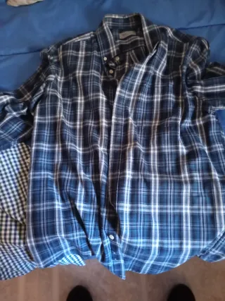 Camisas a cuadros hombre
