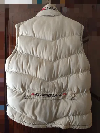 Chaleco reversible beige