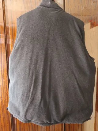 Chaleco reversible beige