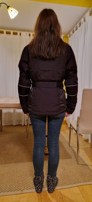 Chaqueta Moto Mujer Negra Talla XS - Protecciones