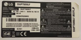 Placa Main TV LG EAX69532504