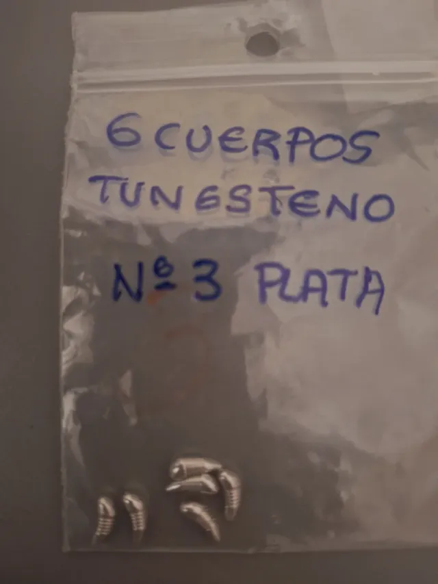 93 Cuerpos Tungsteno varios tamaños
