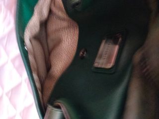 Borsa Borbonese verde coccodrillo