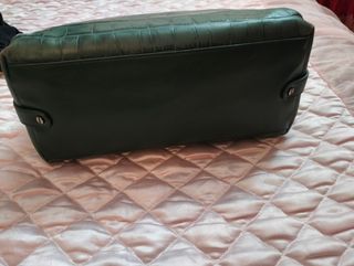 Borsa Borbonese verde coccodrillo