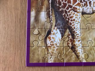 Lote 2 Puzzles WWF 100 Piezas Elefantes y Jirafas