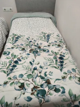 Edredón Microfibra Sherpa Serena Menta 90-105