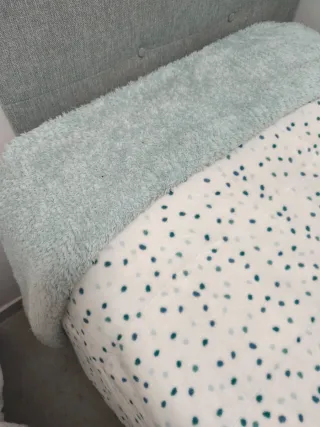 Edredón Microfibra Sherpa Serena Menta 90-105